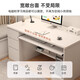 Desk student home computer desk bedroom study desk writing desk rental house simple bedside table with drawer table three drawer main unit 120cm warm white