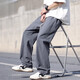 Lomon Men's Summer Thin Loise Straint Casual Pants Teen Модные брюки CJ6636 черные m
