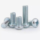 Zhehongdi 4.8 Galvanizado Tornillo redondo Reduck Tornillo extendido Tornillo de disco Carbon Acero azul Bolt de zinc GB818-85 M3*12200