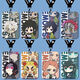 Miru Demon Slayer: Klinge des Ganlu -Tempels Mili Shi Shu Wuyilang Karte Set School Card Marke Access Control Card Meal Card Water Card Working Card Dämon Slayer: B14110 Shi Shu Wuyilang kurzes Handgelenk Seil + Campus Card Set Set