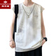 
Yu Zhaolin American sleeveless T-shirt in summer new fashion brand loose vest teenager casual gradient printed vest T 10512-9227 green XL about 100-120Jin [Jin equals 0.5 kg] can be worn