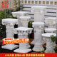Pupan European Römische Kolonne Dekoration Ornamente Villa Garden Courtyard Hochzeit Schaufenster Outdoor Blumentopf Blumenständer Basis 1047 Retro Weiße Römische Säulen