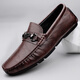 
Zero-degree broken-size men's leather shoes 2025 new casual genuine leather men's shoes soft sole breathable non-slip dad's shoes summer new brown 9926 38