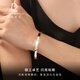 Duozun pt950 genuine platinum bracelet for women, platinum three-dimensional blessing bracelet, new Chinese Valentine's Day gift for girlfriend, custom styles available (contact online customer service)
