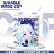 Hanoufei 2d Ceramic Mug Funing Faning Fan Prink Cup Cup Cup Home Cup Milk Tea Cup с крышкой [белый]-My1391 изысканная кружка [стиль одно чашки]