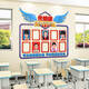 Yonghuan Class Cultural Wall Sticker Sticker tridimensionnel Liste d'honneur de Gloire en trois dimensions Student Affichage Photo Mur Wall Décoration de classe 3878C Small