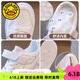 G.DUCKKIDS children's shoes children's white shoes spring and summer new style girls' leather soft bottomed shoes big children's sneakers boy's shoes campus 826 white powder-single network [school recommended white shoes 37