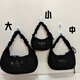 阿迪达斯 （adidas）/三叶草 帆布 帆布包云朵包手提单肩包 中号JP0145 暖沙色KA9272大号 羊角包