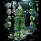 Mengduofu Kinder variabler magnetischer Roboterspielzeug 3-6 Jahre Deformed Toy Car Boy Boys Jungen Puzzle Geburtstagsgeschenk