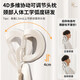 Teenagers' study chair Ergonomic computer chair Children's middle school students' special desk writing chair Home office chair 688-Yongding legs-white frame black network