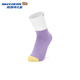 Skechers Skechers children's unisex mid-calf socks for girls lavender purple sweet pink soft and comfortable socks L424K076 lavender purple/sweet pink/04MD one size 130 L