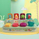 Peek-a-boo Pop-up-Ursache-Wirkungs-Spielzeug, Dinosaurier-Schaltkasten, Knopfkasten, Überraschungsbox, Baby-Puzzle, 1–3 Jahre alt, Dinosaurier-Schaltkasten