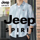 Jeep Spirit Summer de la camisa de manga larga para hombres chaqueta americana de hielo suelto de hielo seda fresca protección solar con protección solar 6173 gris m 90-110jin [Jin equivale a 0.5 kg]