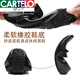 CARTELO leather bean shoes for men 2025 new Korean version of versatile trendy casual lazy people pedal soft sole breathable leather shoes 9901 black [hollow] 38 men's high-end casual shoes