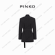 PINKO Women's Mid-Length Lace-up Blazer Official Flagship Authentic 99 One Size 40