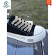 
Woodpecker canvas shoes men's 2025 new summer breathable men's shoes casual board shoes trendy versatile couple shoes women's single shoes A-1391 black khaki 35
