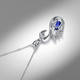 Coasze Coasze Tansanit Halskette 18K Gold Diamond Inlay unterstützt eine eingehende Anpassung, die meiner Freundin und meiner Frau Tansanit Halskette gibt