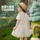 Fragen Sie Junior-Kinderrock-Rock Sommer Kinder süßer hölzerner Spitze Offschuldner Slling Kleid Girl Prinzessin Kleid Kuchenrock