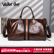 Walker Shop Travel Bag Herren echte Leder Handtasche Herren Großkapazität Business Tur