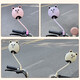 Shoumai Emma Xiaojindou rearview mirror electric car reflector large field of view ultra wide angle meta universe play battery car decoration [Sunny yellow rearview mirror + handlebar phone stand]