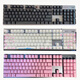 Suitable for new K845 mechanical keyboard original transparent two-color cherry blossom black and gray keycap No Pink and white mixed color keycap set 104 keys
