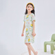 
DEESHA [7A Antibacterial Soft Cotton] Girls' Light and Breathable Mesh Night Dress Children's Summer Short Sleeve Home Dress
