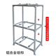 Air-conditioning outdoor unit floor-standing bracket saves space, floor-standing double-layer stacked shock-absorbing, shock-proof and noise-reducing air-conditioning outdoor unit rack (3 layers) length 80cm wide 40cm high 150cm suitable for 1-1.5 horses