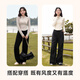 Baleno half turtleneck thin velvet bottoming shirt for women 2025 autumn and winter new skin-friendly, soft and comfortable plus velvet warm top