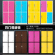 Fat Donglai quality office iron cabinet steel color locker employee locker with password lock iron cabinet 4-door cabinet key lock 0.8mm