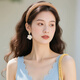 Qlady Fairy Petal Earrings Women's Earrings Suitable for Summer Earrings 2025 New High-end Holiday Style Earrings Gift