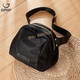 
GPHF Japan 2025 new bag women's Oxford cloth women's crossbody bag fashionable personality shoulder bag versatile shell bag black extreme night black_1