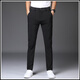 Huili Bingsi Pantalon à séchage rapide pour homme en été pour hommes pantalons commerciaux élastiques pantalons de papa décontractés d'été élastique Huili 1098 gris neuf minutes 28 Circle de taille deux pieds un