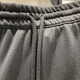 Adidas shorts men's pants summer new style cropped pants running fitness pants training comfortable breathable casual pants sweatpants IC9756/black 2XL
