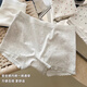 Pantalones de boxeadores modales para mujeres ropa interior floral de crema verano Pantalones de seguridad de niñas transpirables delgadas de dos en uno L 3 piezas L