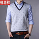 
Hengyuanxiang shirt collar fake two-piece T-shirt men's long-sleeved middle-aged spring and autumn base shirt Korean style slim knitted T-shirt men's trendy top 3878 red L reference 115-130Jin [Jin equals 0.5 kg]
