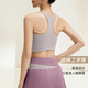 
Victoria Traveler Yoga Suit Women's Running Sports Set Summer Pilates Training Fitness Suit Bra Shorts Two-piece Set Purple L
