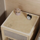 Japonais simple et élégant Table de chevet de table de couverture de couvercle serviette sans lavage, imperméable, nappe en tissu à poussière résistant à l'huile, coussin de protection de bureau en cuir A1049 Tournez les déchets en trésor 36 * 46 adaptés au four à micro-ondes
