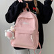 ins cream-based schoolbag girl junior high school students with high appearance and niche college students with niche design sense Jian Xin 6625 white no pendant