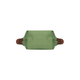 Longchamp Lepliage9 Snap Zipper Ouverture en toile Polyamide Portefeuille portefeuille Green avocat Avocado Green pour femmes