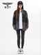 BOY LONDONBOYLONDON spring couple style long-sleeved three-dimensional letter gradient retro style imitation leather jacket N44001 Gray XS