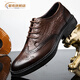 Star Yuan Three en cuir sandales en cuir véritable cuir creux de papa Summer des chaussures en cuir à toe carrée douce pour hommes