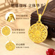 Laofu Gold S925 Silver Eight Treasures Compass Necklace Hollow Pendant Birthday Gift for Men and Women