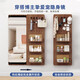 Jiayi full-length mirror rattan push-pull hidden makeup mirror home bedroom entrance dressing mirror