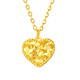 Saturday blessing yellow 18K gold necklace broken gold love color gold necklace birthday gift C0616152 40+5cm