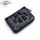 Goldlion Crocodile Pattern Card Bag Men's Onuine Leather Light емкость Мужской мультикартовый молодежный орган молодежного органа.