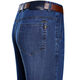 Lilang summer thin men's jeans business loose straight casual pants cotton jeans medium large size trousers men 3886 medium blue 29
