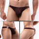 Half double thong men's low-waisted sexy hip-lifting underwear, breathable cotton comfortable U-convex free-to-take-off back empty T-pants gay 0 339 red M men's size M