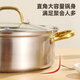 YIYIPAI2025 New Yuanyang Pot Hot Pot Pot Household Induction Cooker Special Shabu Shabu Large Capacity Stainless Steel Hot Pot Basin Soup Pot 304 Upgraded Fish Scale Pattern Yuanyang Pot 30cm