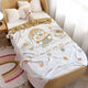 Wen Yijia Newborn Children's Gauze Bamboo Fiber Cooling Blanket Thin Baby Cover Blanket Ice Silk Cooling Baby Towel Quilt Kindergarten (Class A Cold Blanket) 120*150cm (Children's Bamboo Fiber)