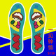 Chaomengcheng new animal pattern cross-stitch insole with needle and thread semi-finished festive style 1278 Fengge Luanwu size 36